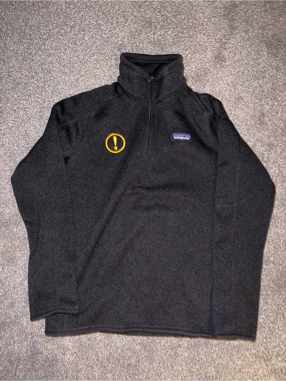 Patagonia Black Fleece Quarter-Zip Jacket